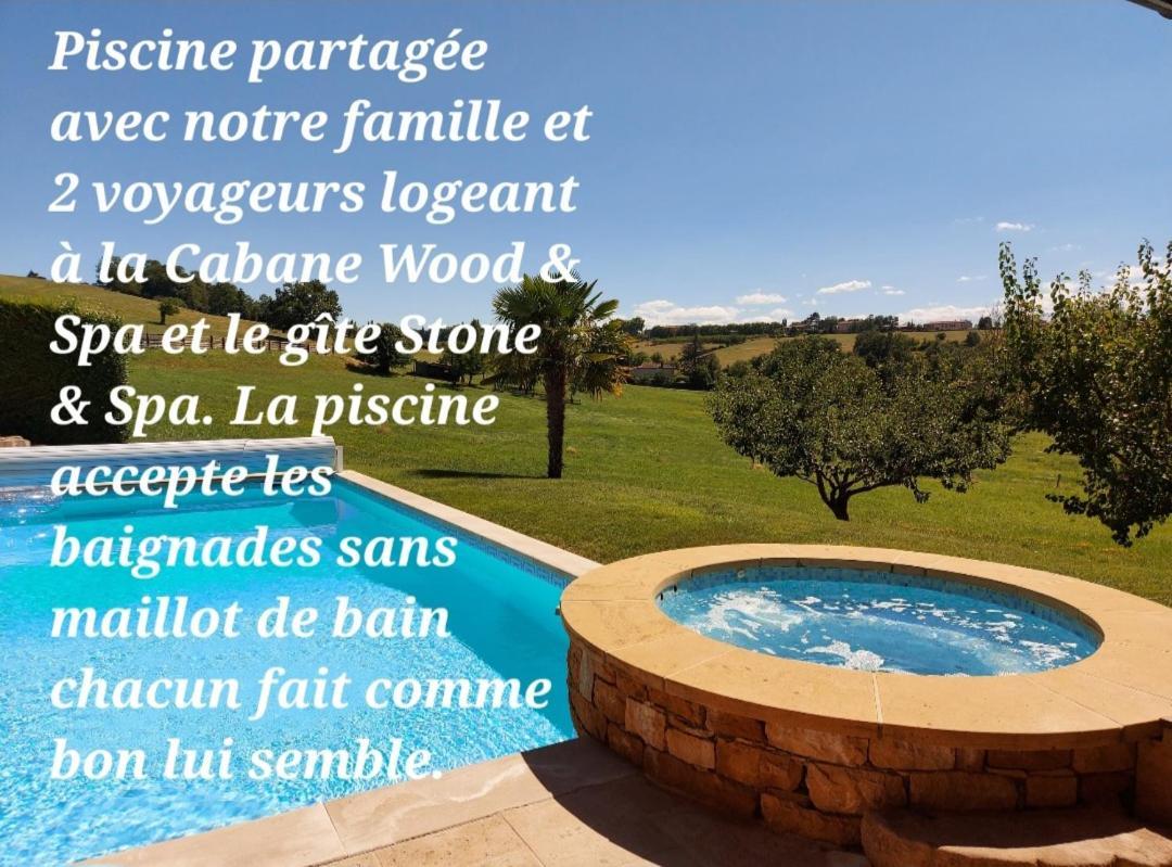 Gite Stone & Spa Chasselay Экстерьер фото